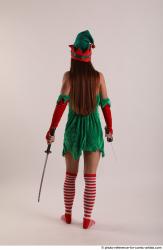 VERONIKA ELF FITGHTING WITH KATANAS